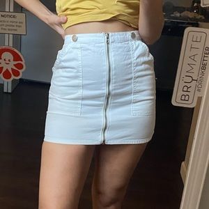 BDG zip up skirt